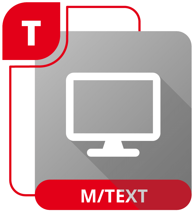 Produktgraphik: M/TEXT