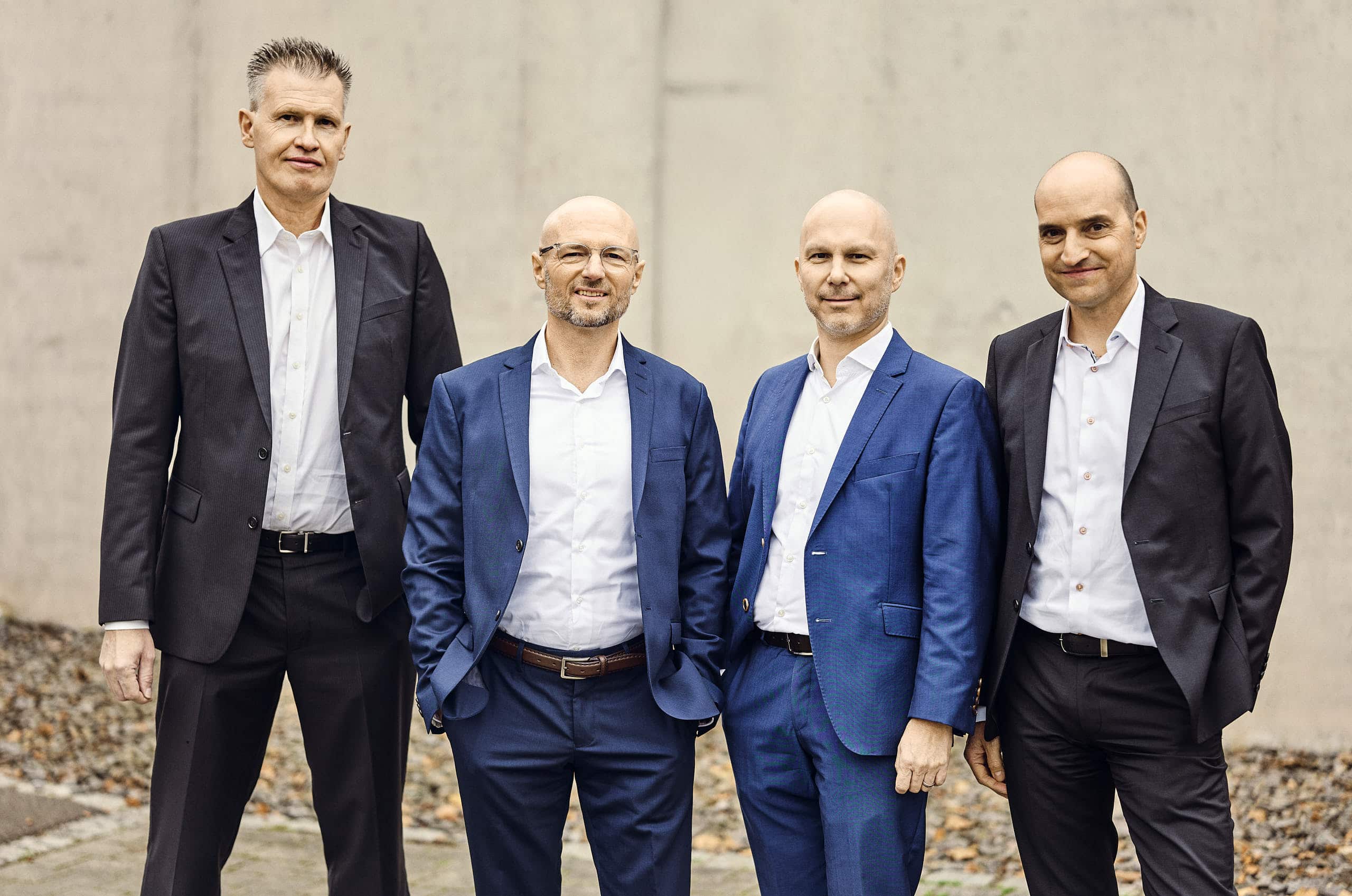 Das Foto zeigt die Geschäftsleitung der kwsoft®-Gruppe.